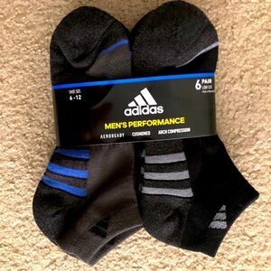 Adidas Men’s Performance Low Cut Socks (6 pack)